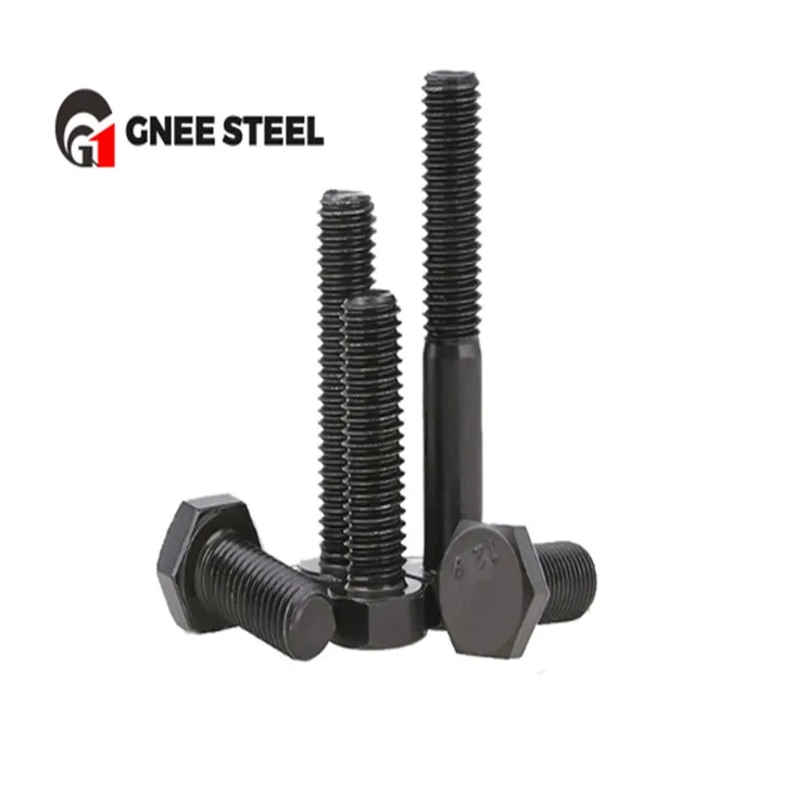 DIN931 DIN933 Black Oxide Hex Bolts