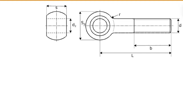 DIN444 Steel Zinc Plated Eye Bolts DIN444 Steel Zinc Plated Eye Bolts