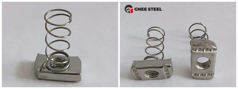 Stainless Steel Spring Channel Nuts Stainless Steel Spring Channel Nuts