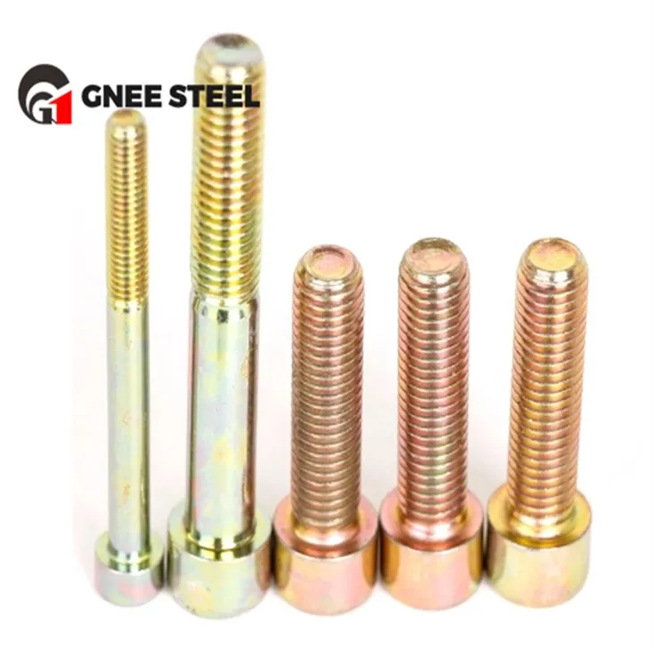 Yellow Zinc Plated DIN912 Allen Bolts